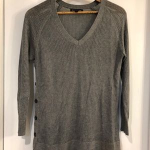 sweater with side buttons